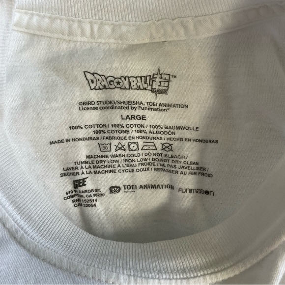 DragonBall Z Dragon Ball Super Bird Studio Shueisha Toei Animation Large Shirt - Picture 5 of 5